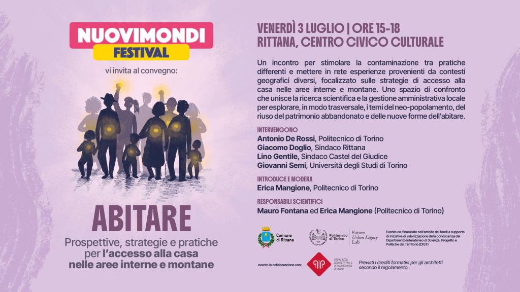 Venerdì 3 luglio 2026, ore 15:00 / Rittana